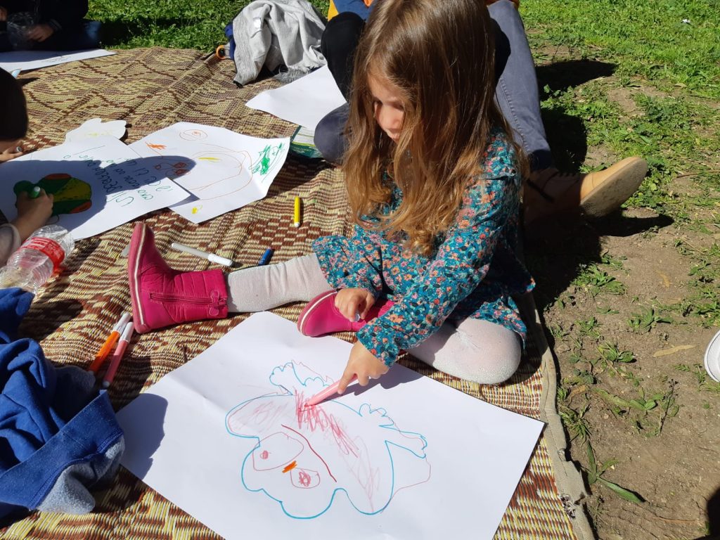 פעילות יצירה לילדים - יום הצפרדע בגן הלאומי ירקון תל אפק