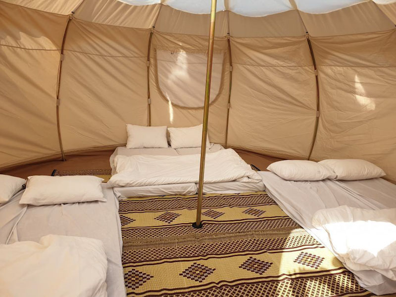 אוהל ממוזג בים המלח