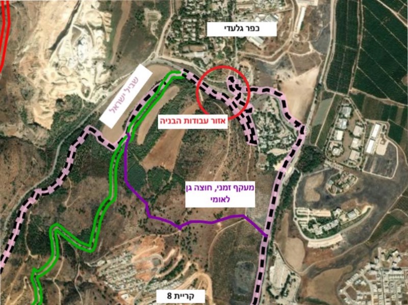 מפה מקטע 2 שביל ישראל
